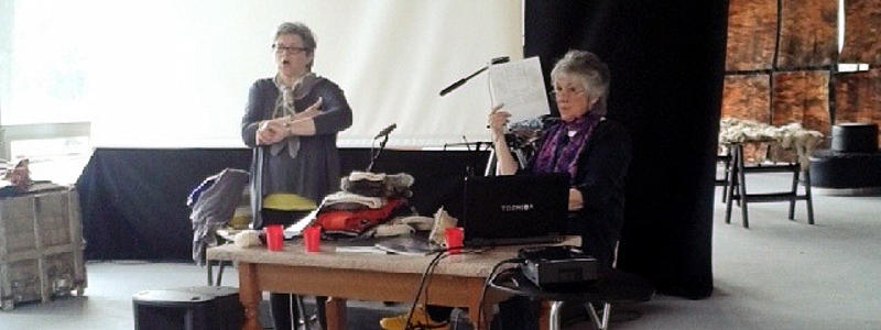 Un momento del workshop di Biella con Meg Swansen