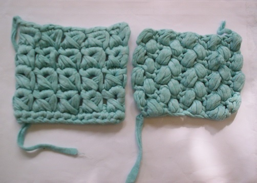 Campioni a punto peruviano e noccioline di Malva, prodotta da Gomitoli.com