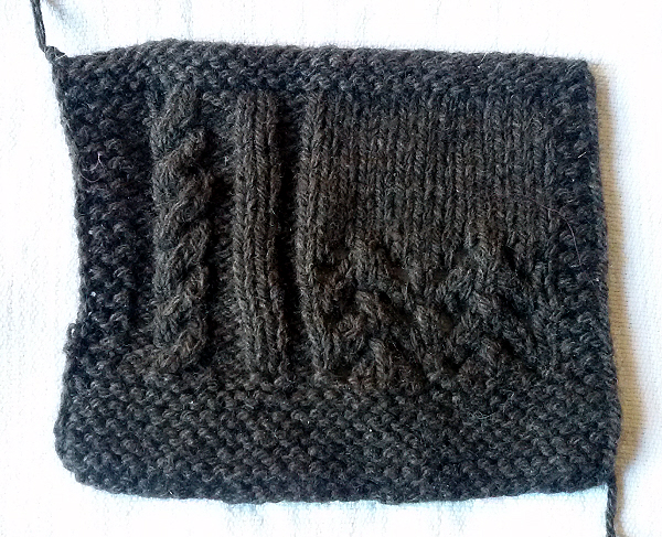 Il campione lavorato a maglia in più punti