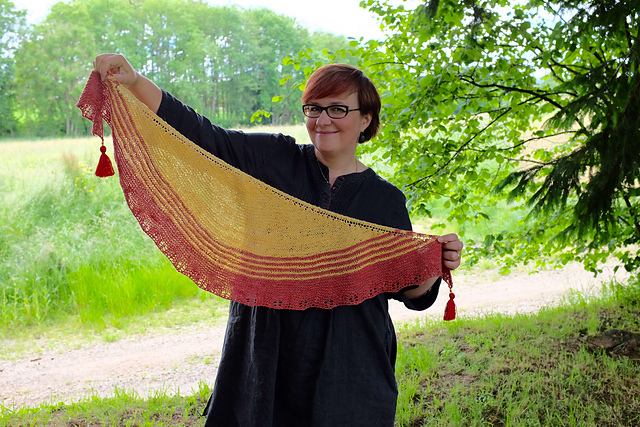 Cave à laine, pattern (modello) A Tassel a Day