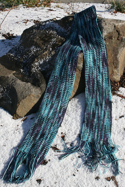 linen scarf di Heidi Beukelman. Natale all'uncinetto