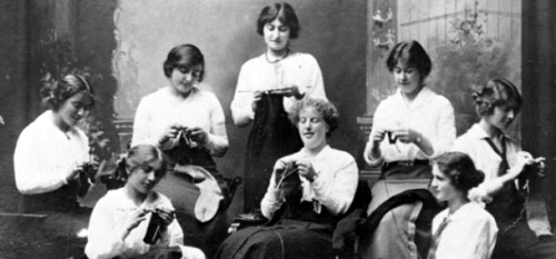 Un gruppo di donne neozelandesi al lavoro per gli ANZAC