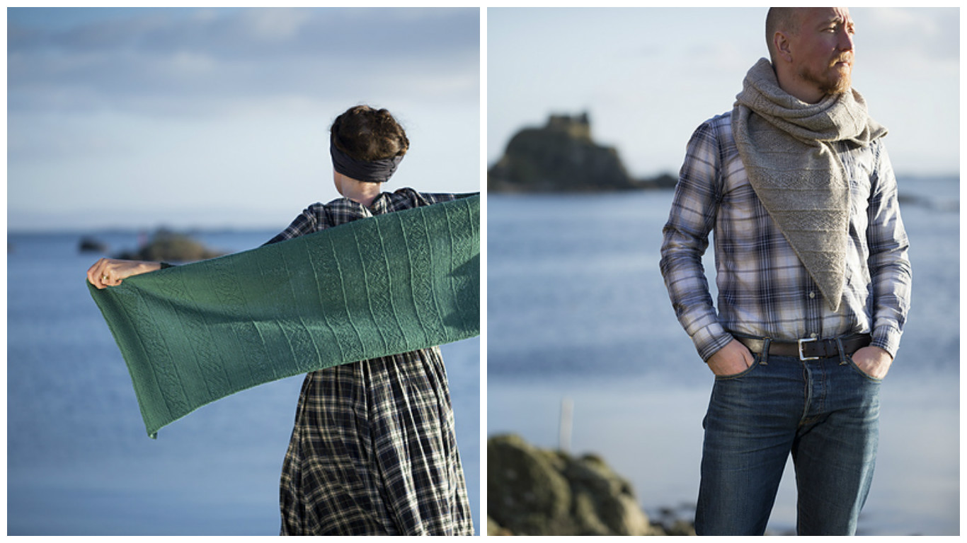 sciarpa ai ferri unisex