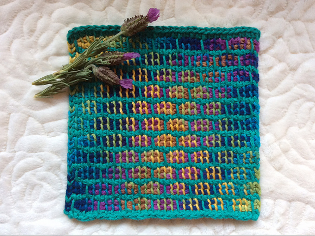 presine e salviette ad uncinetto tunisino