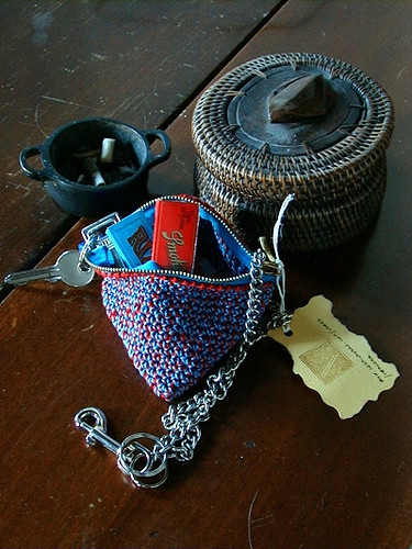 Rombi portamonete, il modello eseguito con Cablè di Sesia