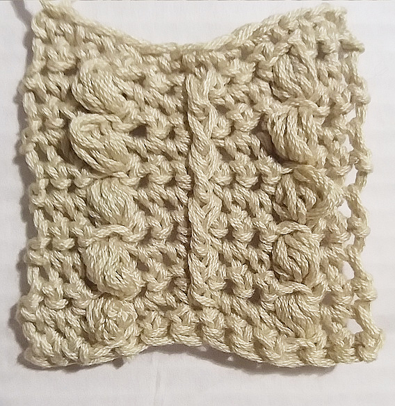 Campione all'uncinetto eseguito con Cablè 2005 di Sesia