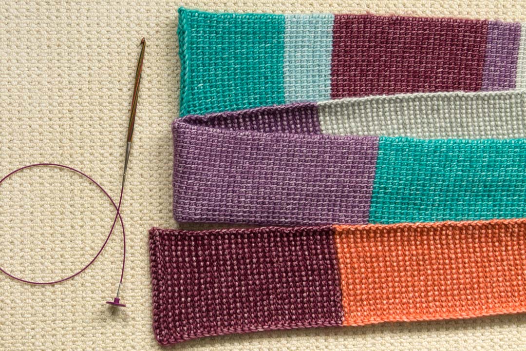 Tunisian Skinny Scarf di Marinke Slump: uncinetto tunisino in italiano: libri uncinetto tunisino in inglese