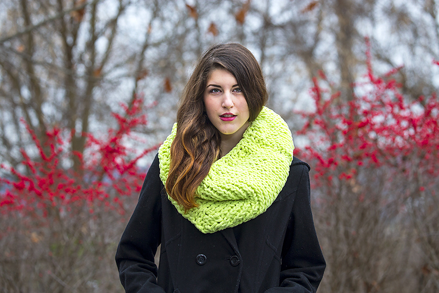 Chunky Lime Cowl