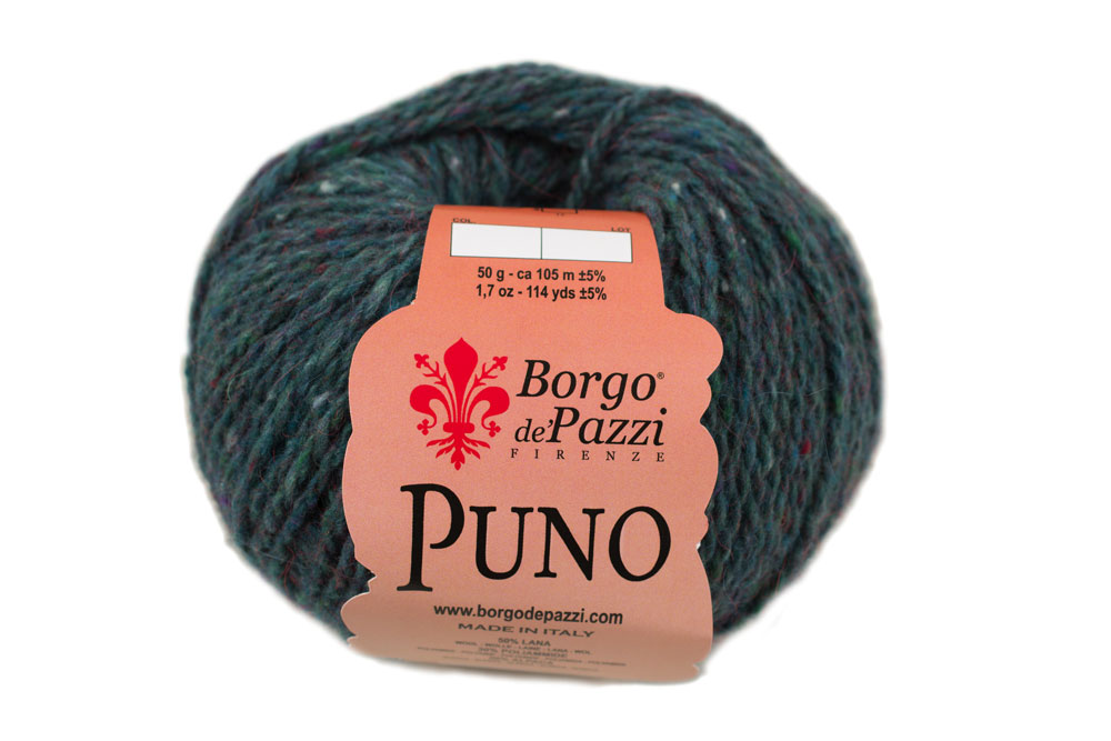 Gomitolo di Puno, un filato misto lana, alpaca e acrilico di Borgo de' Pazzi