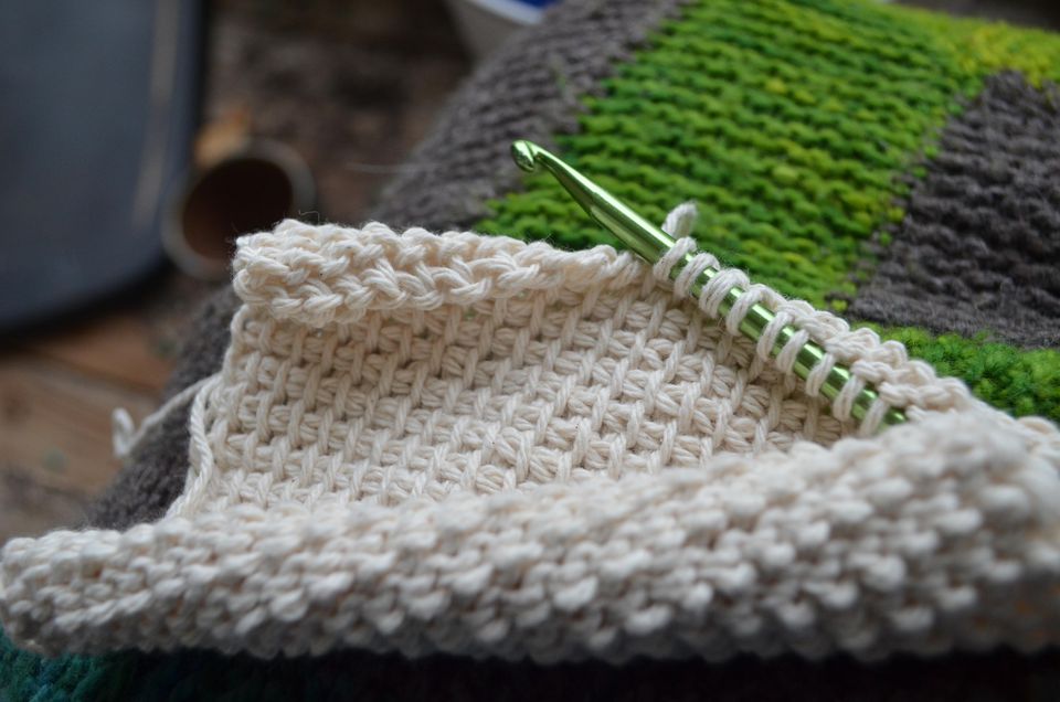 Tunisian Crochet Cloth by Devon_Devaburger