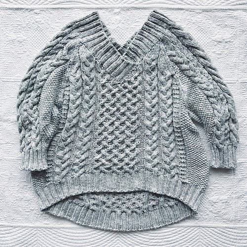 Early summer Yuko Shimizu maglione Denim DMC