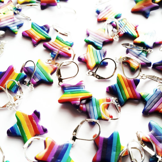 Marcapunti arcobaleno di KoruClay Studio