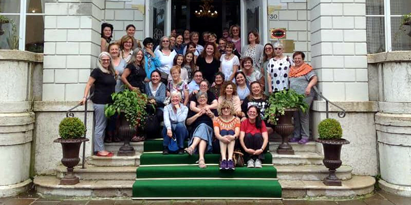 Raduno del gruppo Elizabeth Zimmermann all'italiana