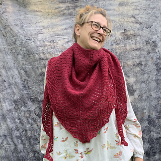 Scialle a maglia autunno