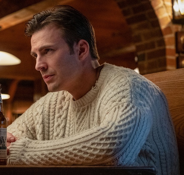 Chris Evans in Cena con Delitto