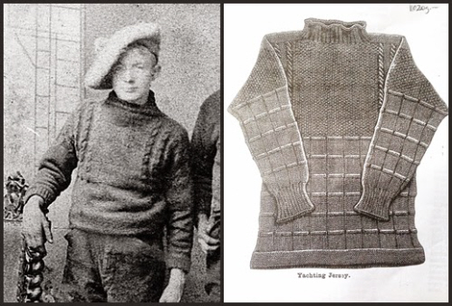 2 esempi di maglione Guernsey