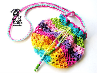 borsa sacchetto all'uncinetto contro noia quarantena