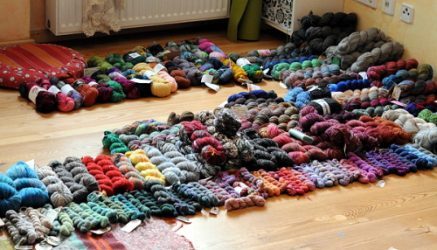 organizzare la ascorta di lana