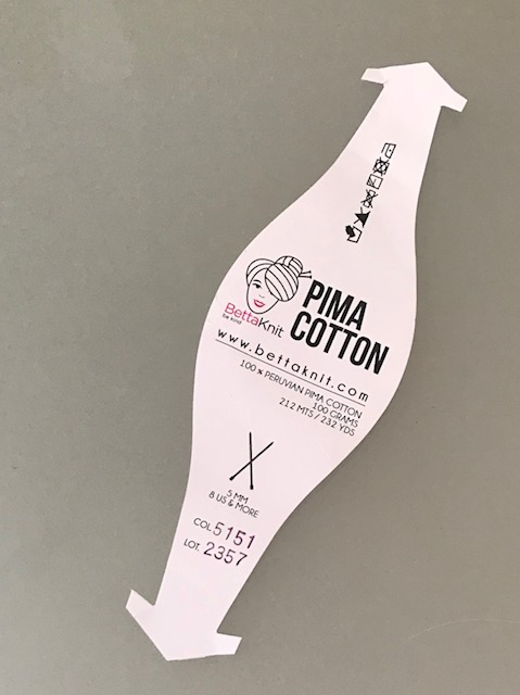 fascetta pima cotton Bettaknit