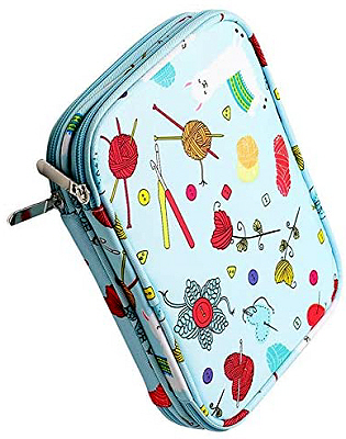 Custodia per uncinetti e ferri circolari