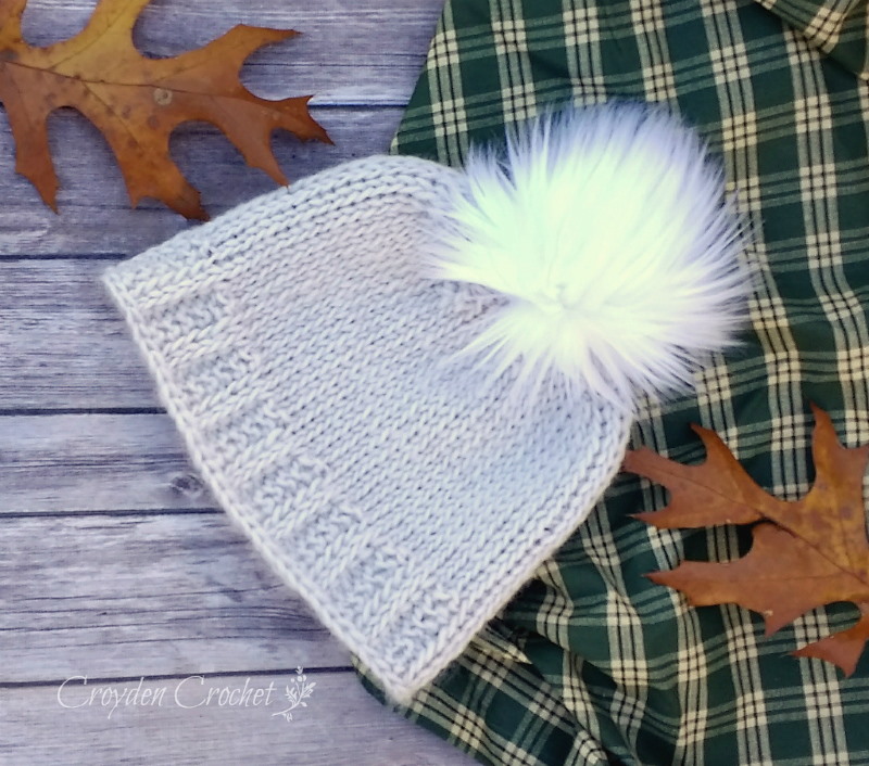 Easy Tunisian Beanie di Croyden Crochet cappelli lavorati in piano