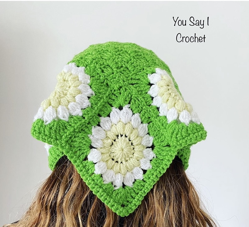 Daisy Bandana Headscarf Joanne Johncey fasce