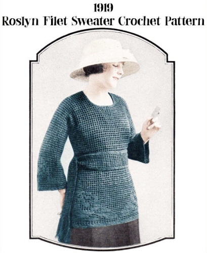 Maglione del 1919 all'uncinetto