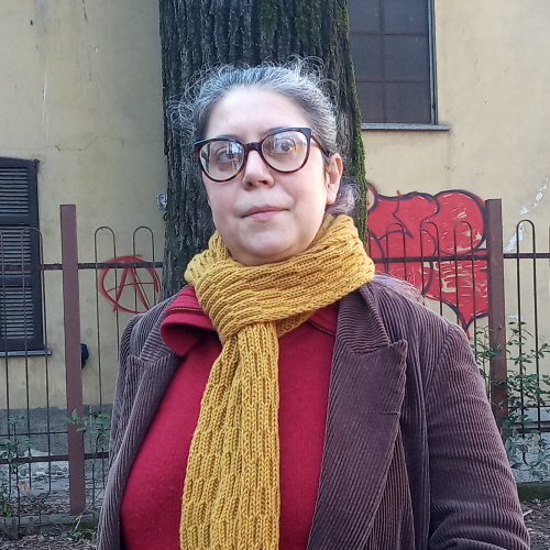 Sciarpa in lana ai ferri