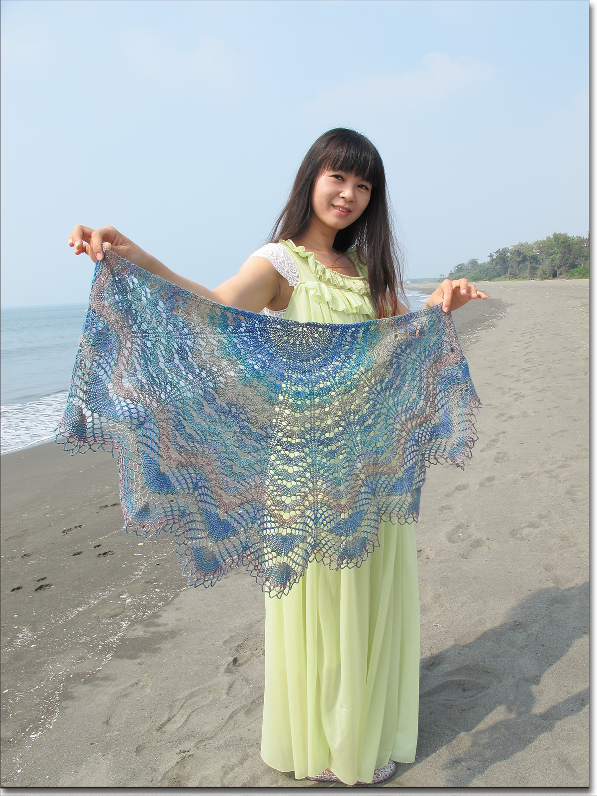 Undine Shawlette Andrea Jurgrau scskemushi beltane