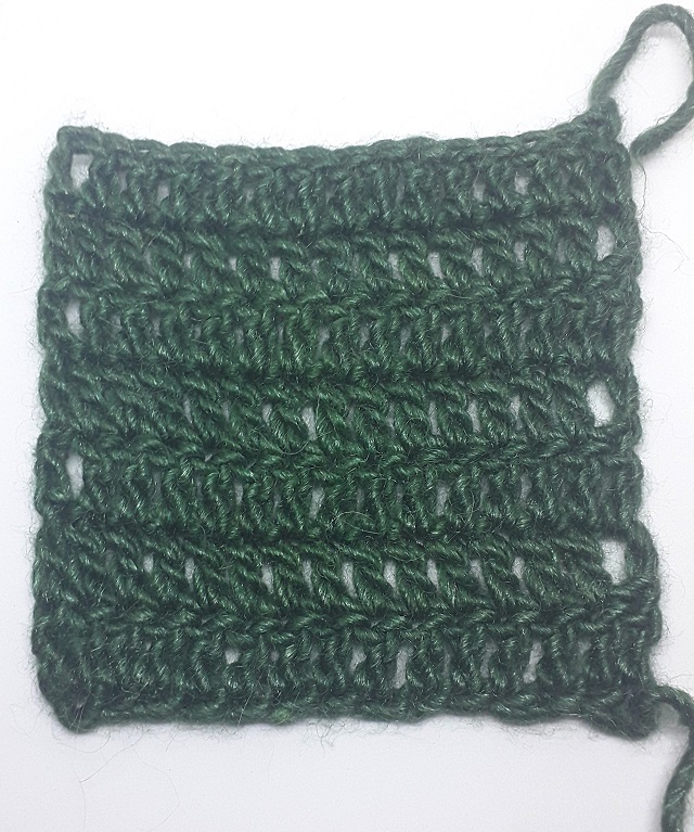 Campione a maglia alta a uncinetto con Moonshine