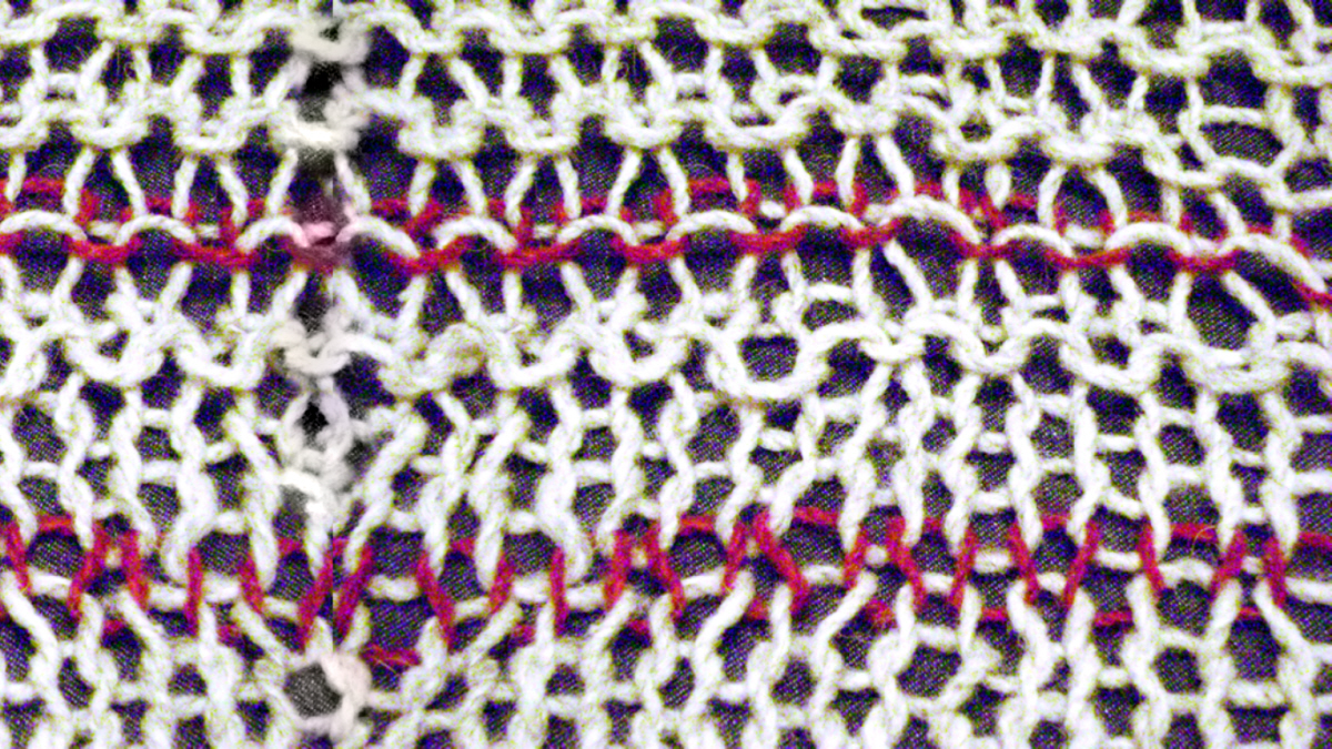 campione a maglia troppo rada