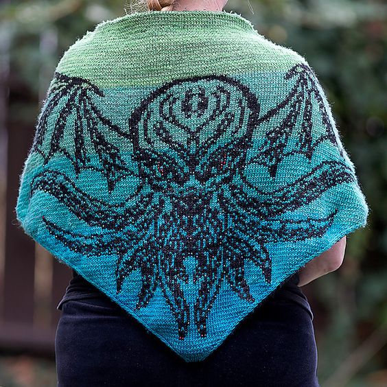 Modello di scialle di Tania Richter