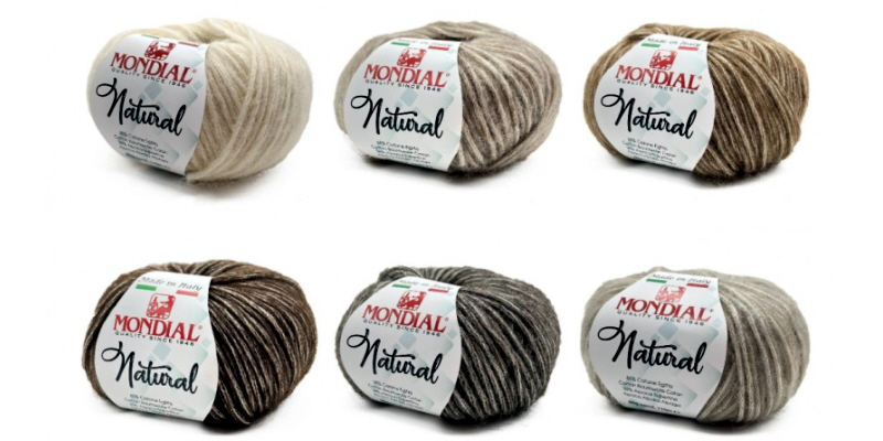 Gomitoli di Natural di Mondial