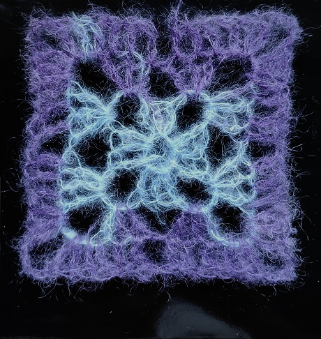 Campione di Kid mohair di Borgo de' Pazzi lavorato a piastrella Old America