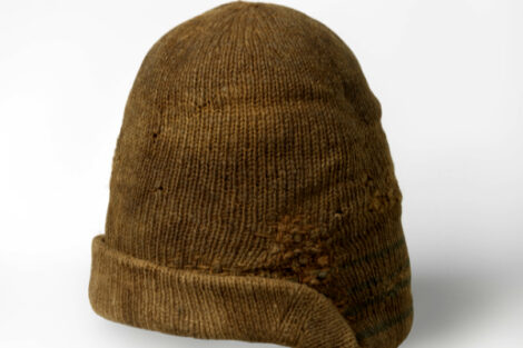 Berretto in lana marrone con risvolto, Rijksmuseum, Amsterdam