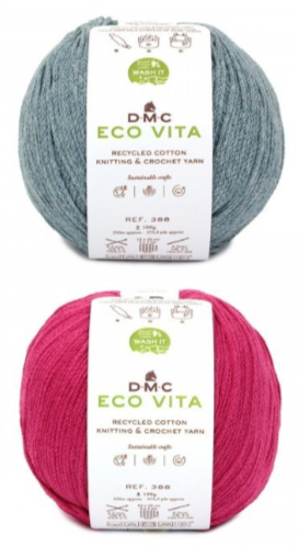 Due gomitoli di Eco Vita di DMC