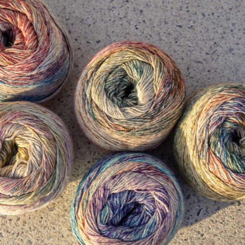 Mosaico di Lana Grossa, filato estivo 2024