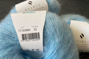 Un numero sulla fascetta indica il colore e il bagno