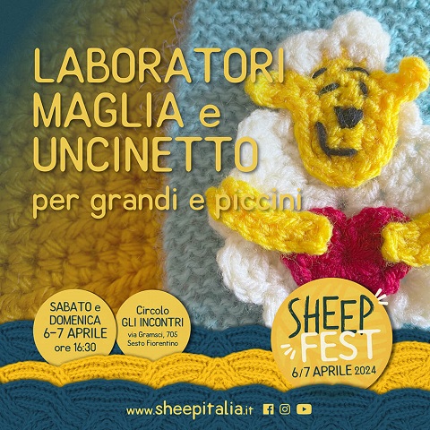 Volantino della Sheep Fest tenutasi ad aprile 2024.