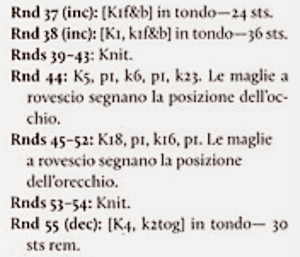 Estratto da un modello del libro