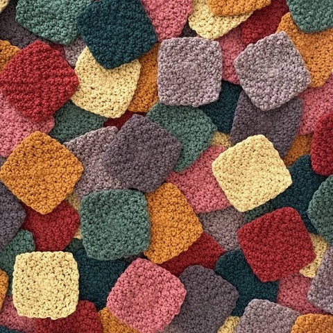 Modulo quadrato a uncinetto di Virkadia