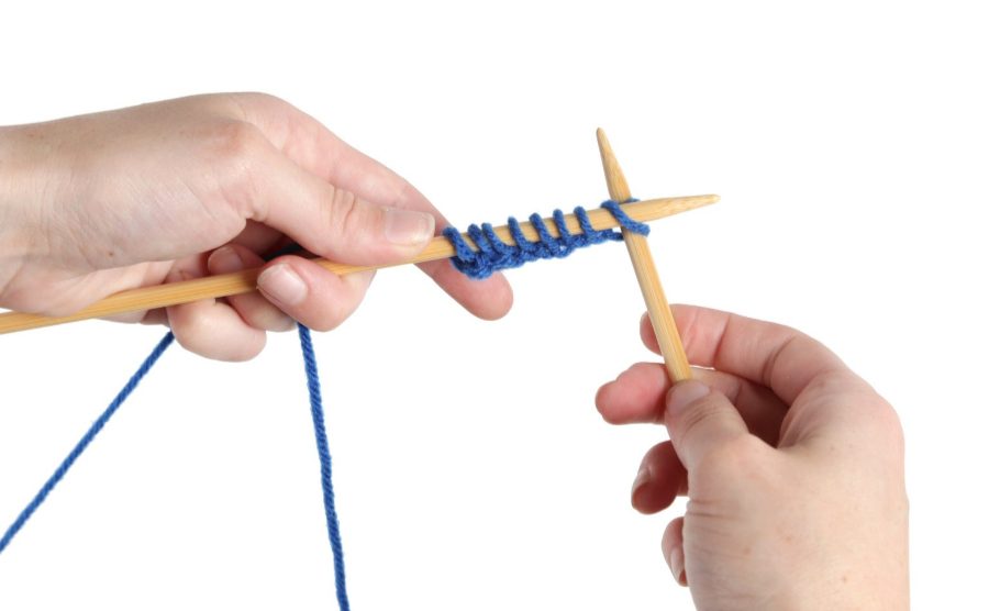 Avvio delle maglie a due ferri